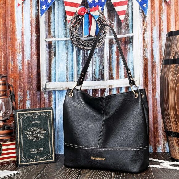 Montana West Tote Bag for Women Satchel Handbags, Ladies Top Handle Purse - Picture 2 of 6